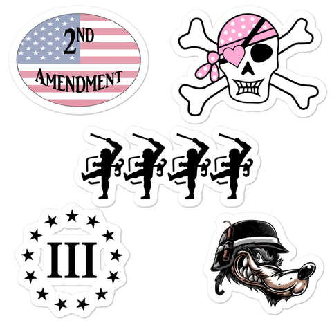 Rifle Stickers 3 accessories