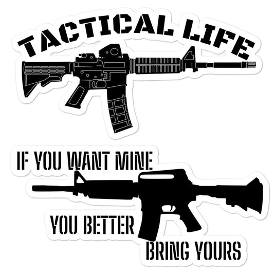 RIFLE STICKERS 8 ACCESSORIES