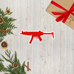 Machinegun Die Hard Bubble-free stickers accessories seasonal