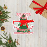 Nakatomi Christmas Party Survivor stickers seasonal