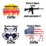 BorB Coffee Bubble-free stickers accessories