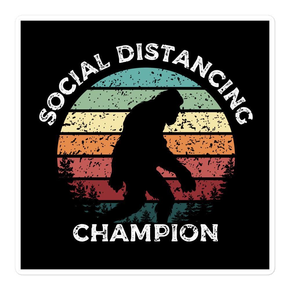 Sasquatch Bubble-free stickers accessories