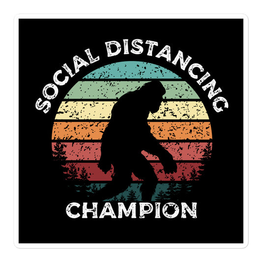 Sasquatch Bubble-free stickers accessories