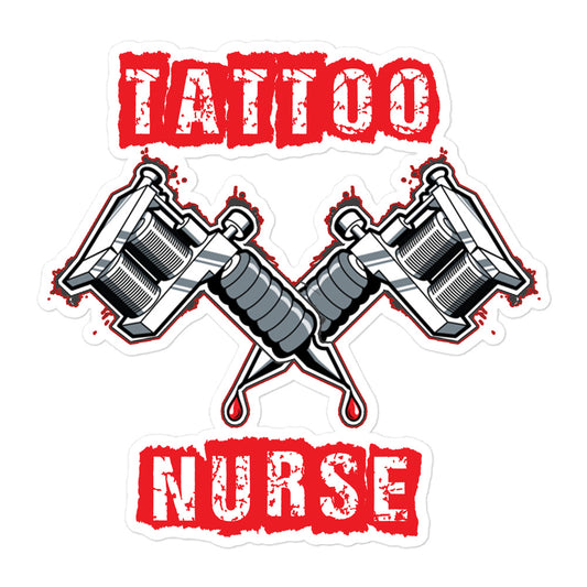 Tattoo Nurse Bubble-free stickers accessories