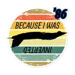 Inverted Top Gun stickers funny