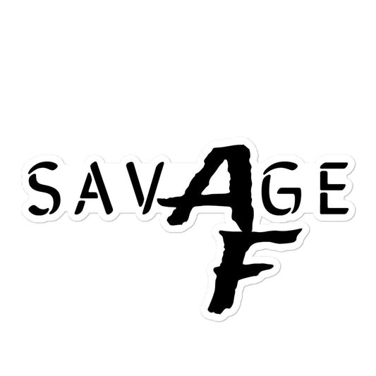 Savage AF Bubble-free stickers accessories