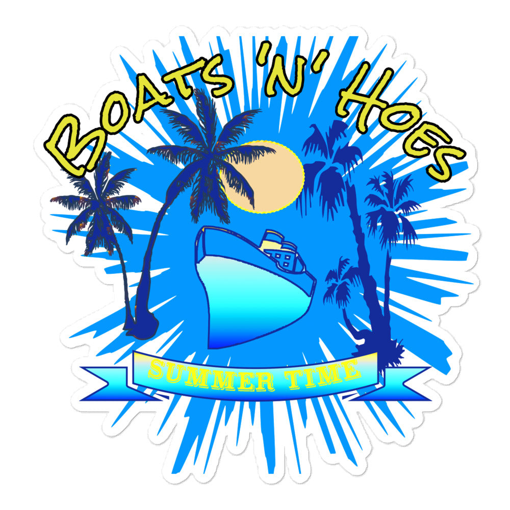 Boats 'n' Hoes Bubble-free stickers accessories