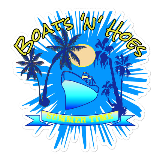 Boats 'n' Hoes Bubble-free stickers accessories