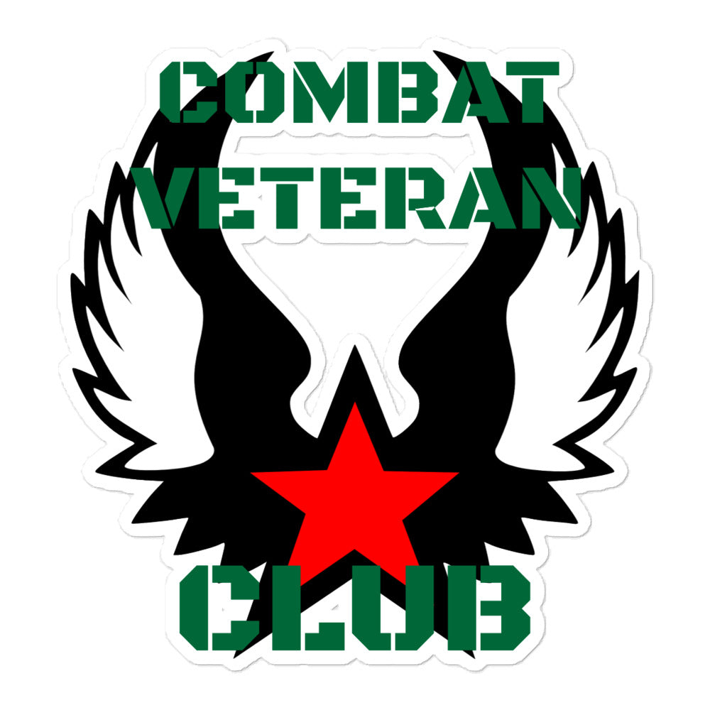 Combat Veteran Club stickers accessories