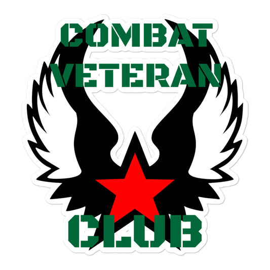 Combat Veteran Club stickers accessories