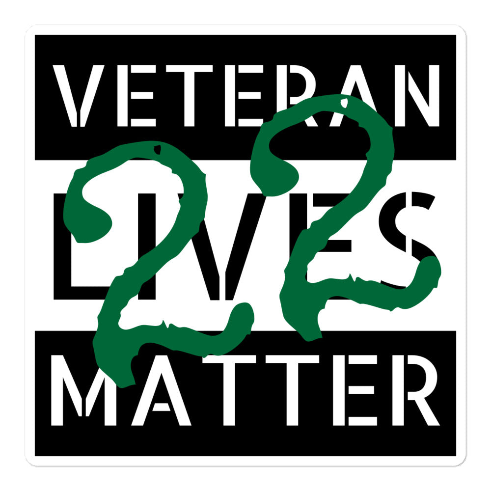 Veteran Lives Matter 22 stickers accessories