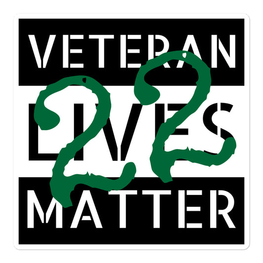 Veteran Lives Matter 22 stickers accessories