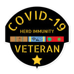 COVID Veteran Bubble-free stickers accessories