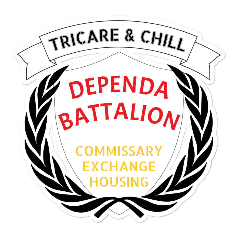 Dependa Battalion Bubble-free stickers accessories
