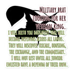 Military Brat Dependa Bubble-free stickers accessories