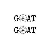 GOAT BorB Bubble-free stickers accessories