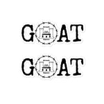 GOAT BorB Bubble-free stickers accessories
