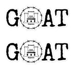 GOAT BorB Bubble-free stickers accessories