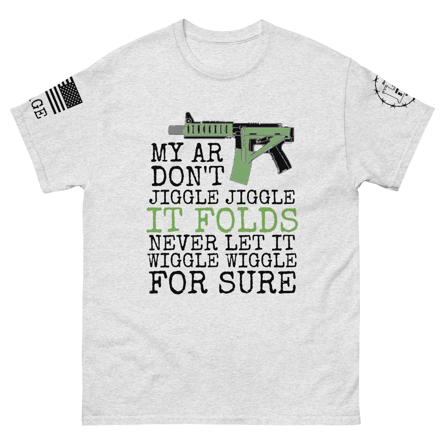 My AR Jiggle Jiggle Men's classic tee military
