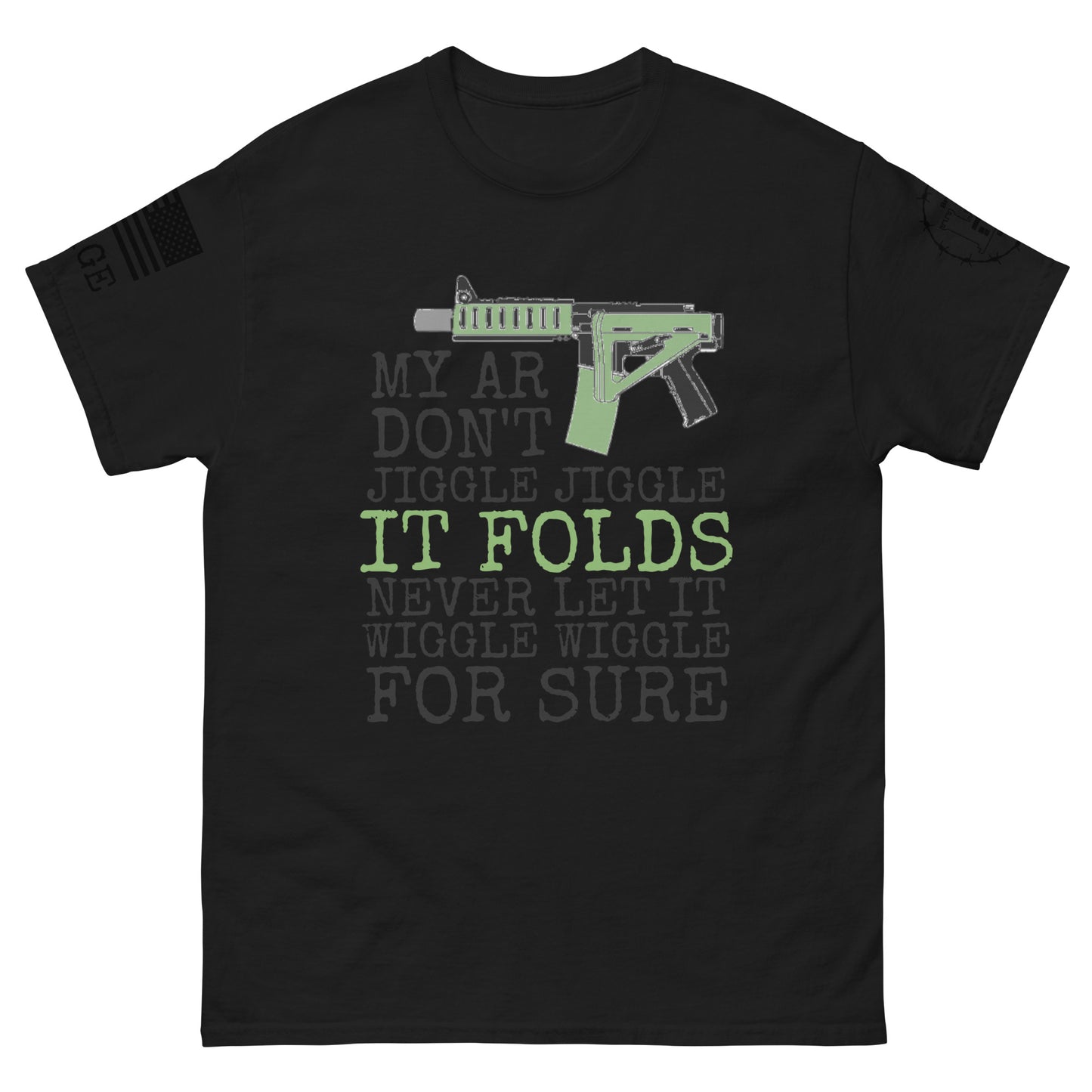 My AR Jiggle Jiggle Men's classic tee military