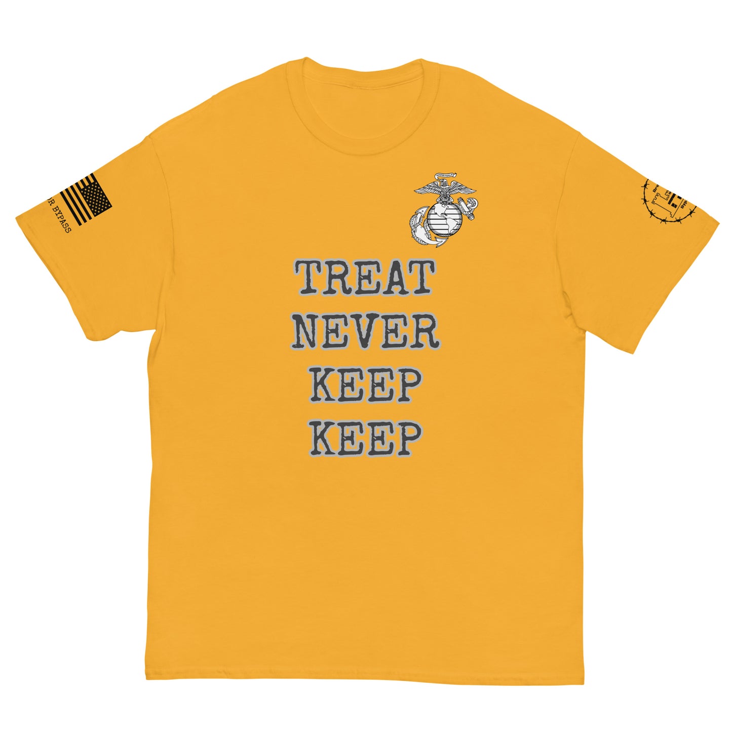 Treat Never Keep Keep Men's classic tee military