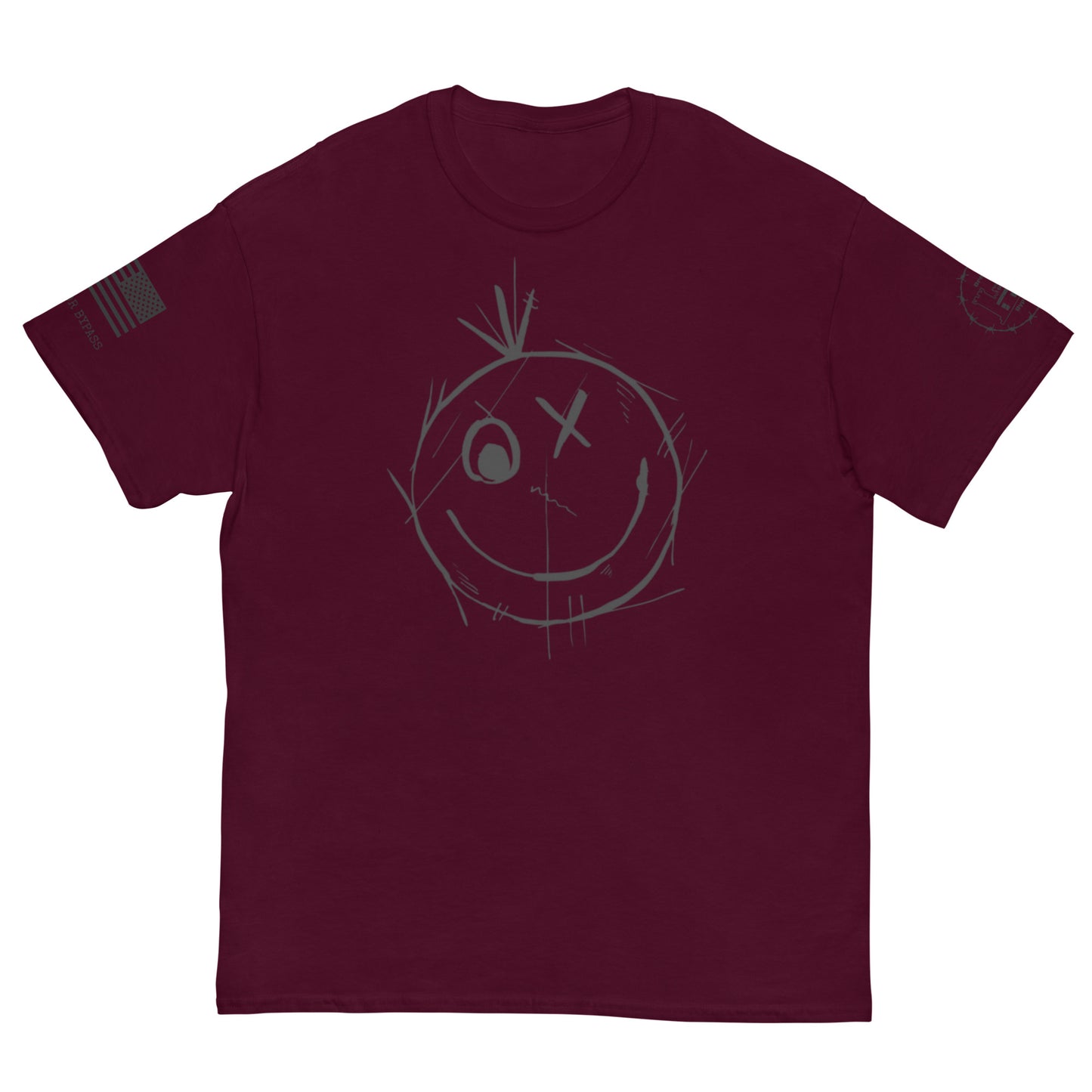 Smiley Face BorB Men's classic tee military engineer