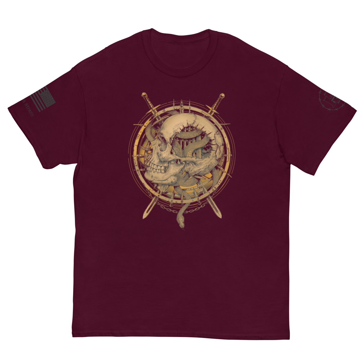 Skull Sword Serpent Men's classic tee military engineer