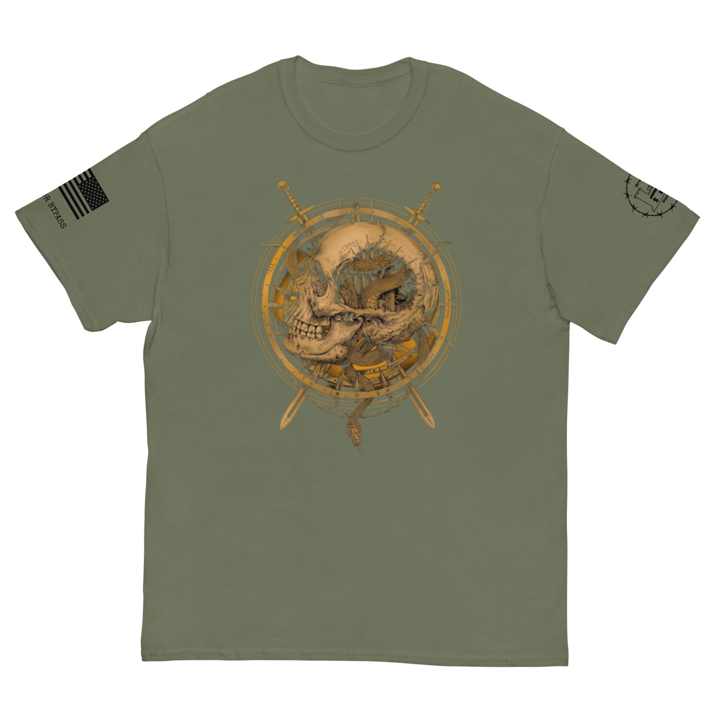 Skull Sword Serpent Men's classic tee military engineer