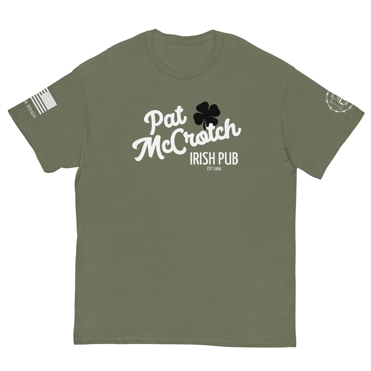 Pat McCrotch Irish Pub Men's classic tee military funny