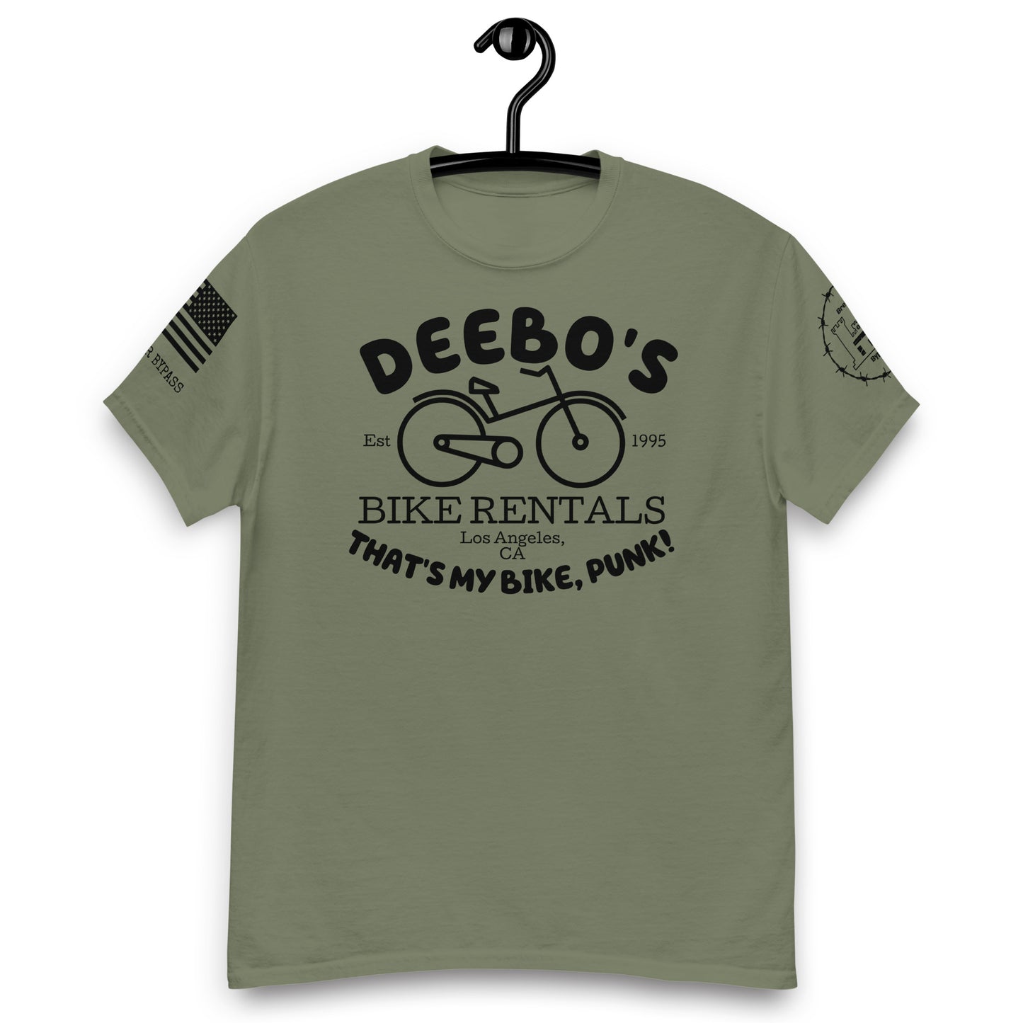 Deebo's Bike Rental Men's classic tee military funny