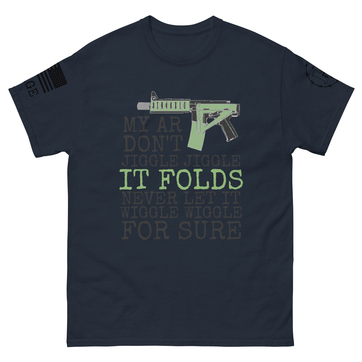 My AR Jiggle Jiggle Men's classic tee military