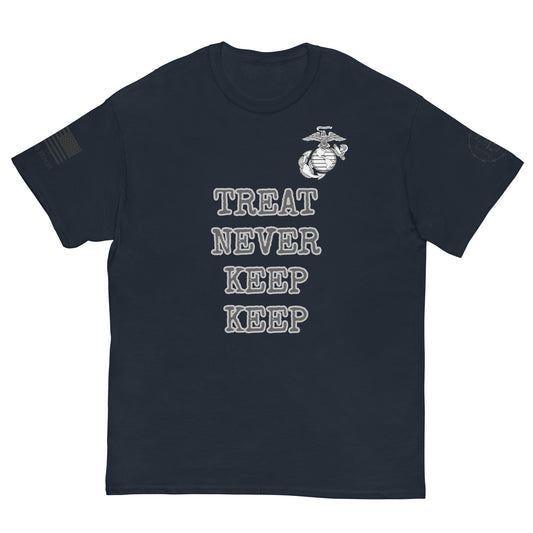 Treat Never Keep Keep Men's classic tee military