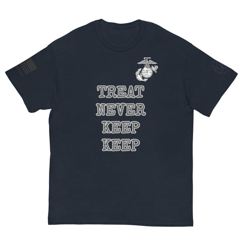 Treat Never Keep Keep Men's classic tee military