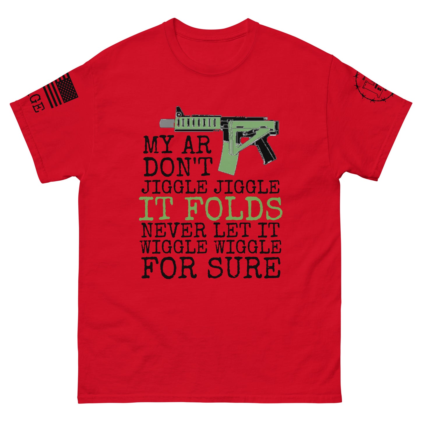 My AR Jiggle Jiggle Men's classic tee military