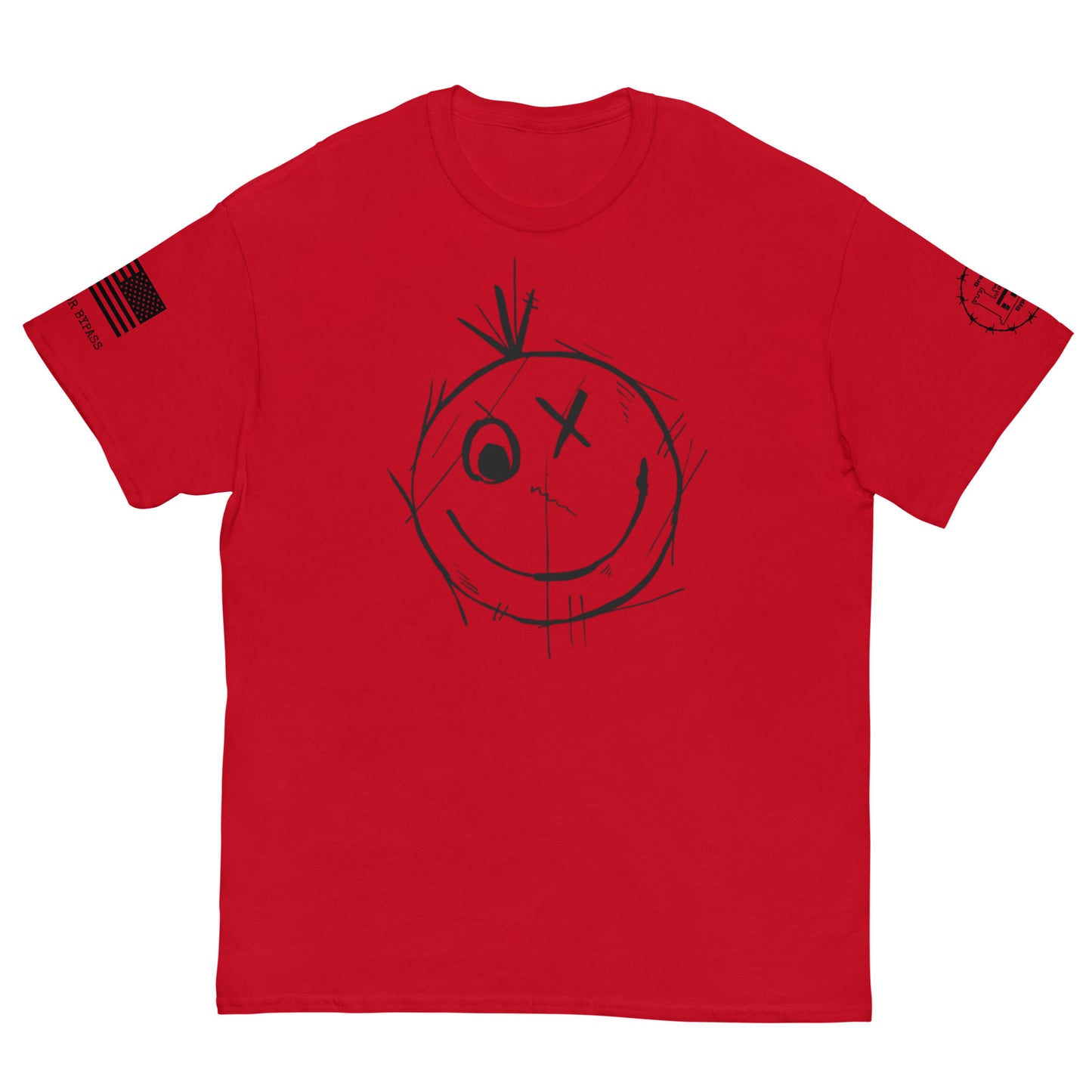 Smiley Face BorB Men's classic tee military engineer