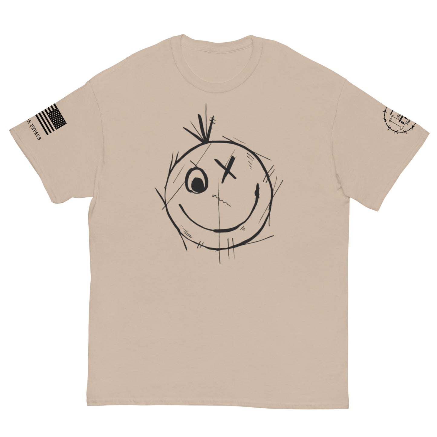 Smiley Face BorB Men's classic tee military engineer