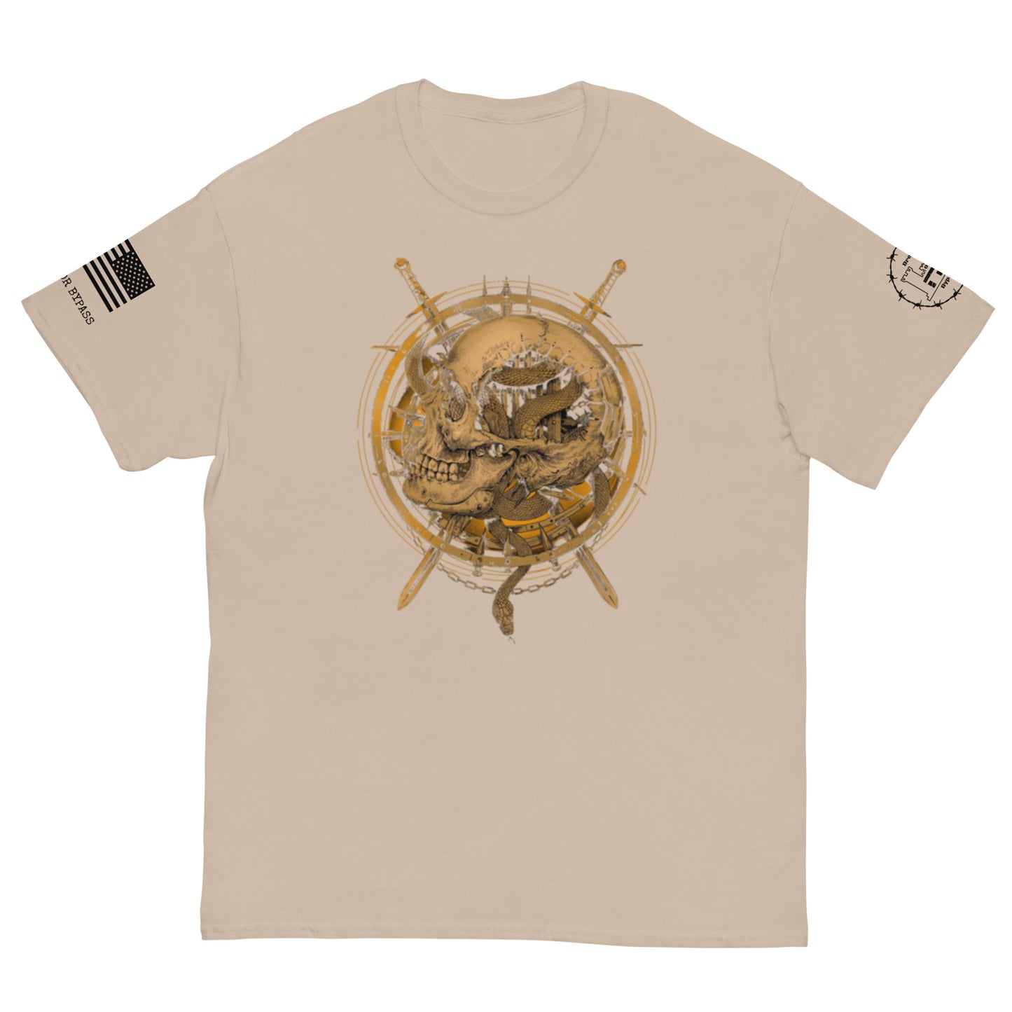Skull Sword Serpent Men's classic tee military engineer