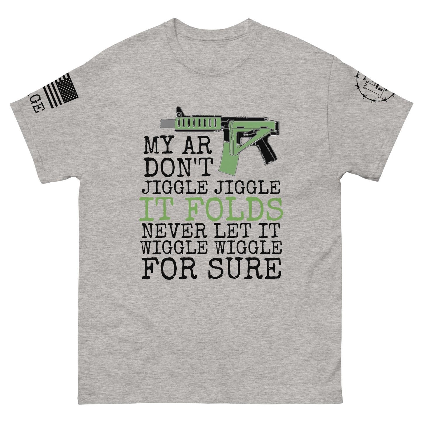My AR Jiggle Jiggle Men's classic tee military