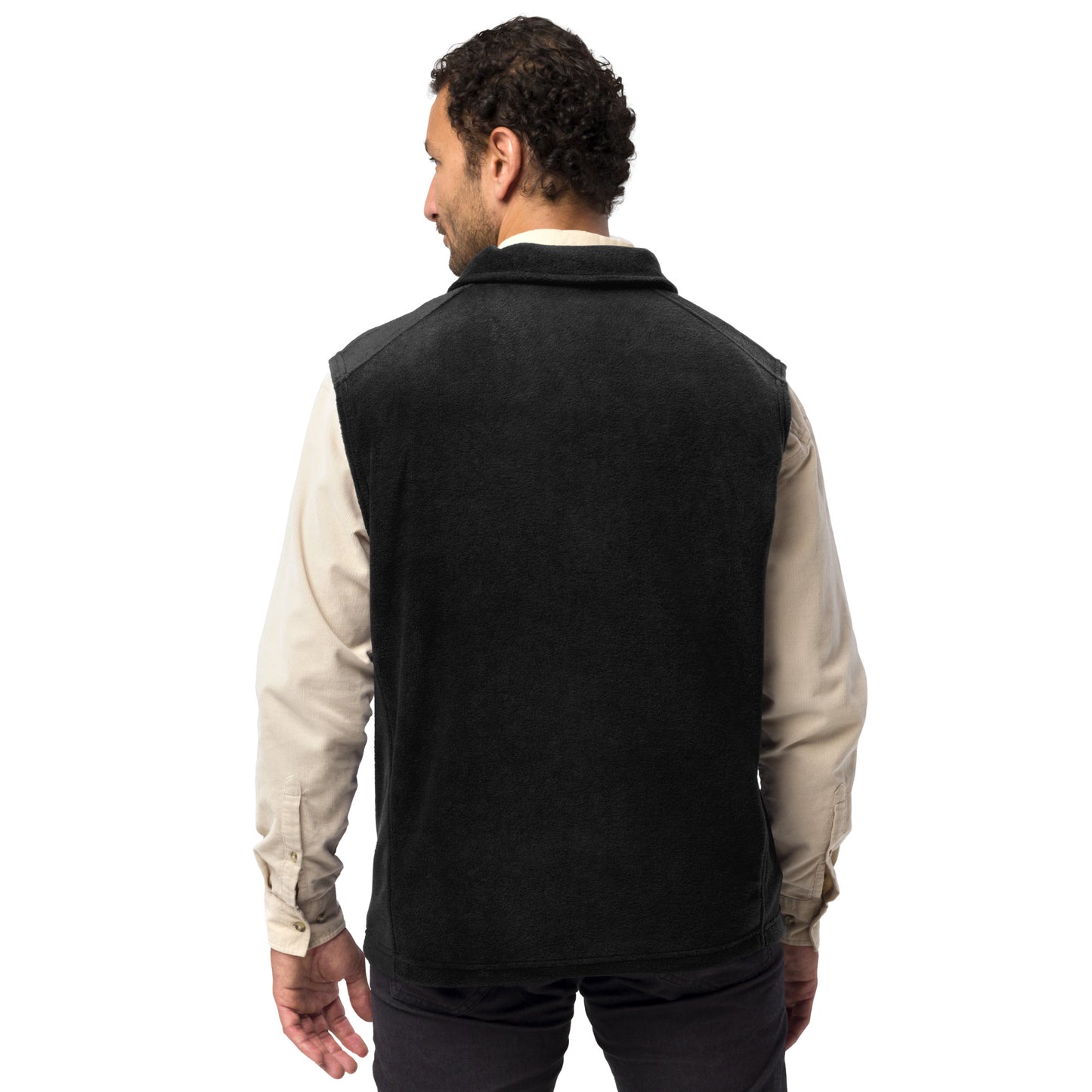 BorB logo Men’s Columbia fleece vest military