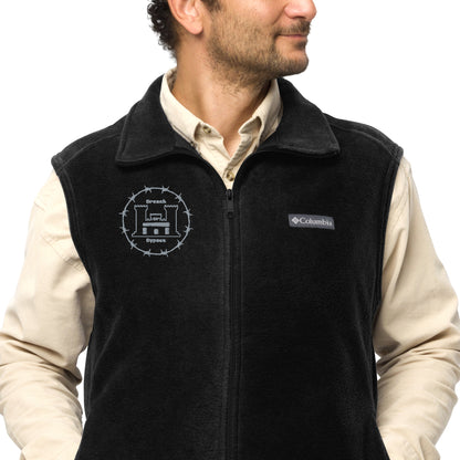 BorB logo Men’s Columbia fleece vest military