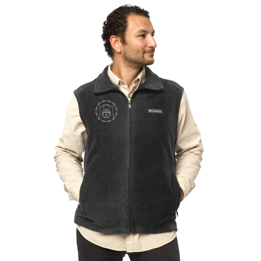 BorB logo Men’s Columbia fleece vest military