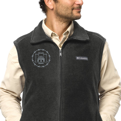 BorB logo Men’s Columbia fleece vest military