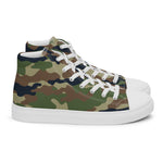 Tri Camo Pop Smoke Men’s high top canvas shoes accessories