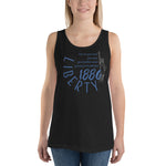 Lady Liberty 1886 Unisex Tank Top military