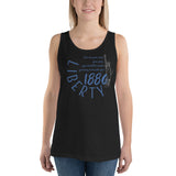 Lady Liberty 1886 Unisex Tank Top military