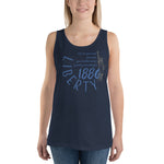 Lady Liberty 1886 Unisex Tank Top military