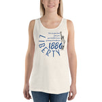 Lady Liberty 1886 Unisex Tank Top military