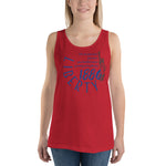 Lady Liberty 1886 Unisex Tank Top military