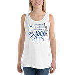 Lady Liberty 1886 Unisex Tank Top military