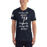 Civilize the Mind Military T